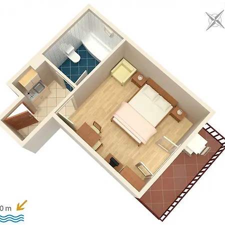 Lejlighed Studio 2668b